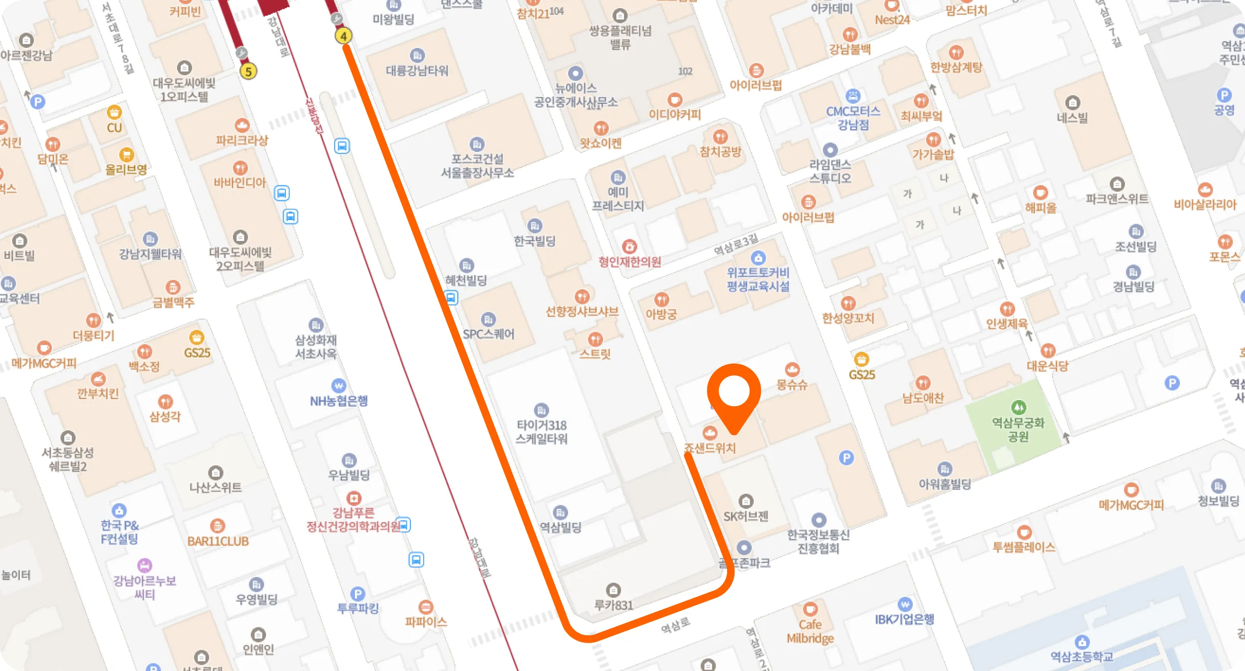 마인드키 상담센터 지도